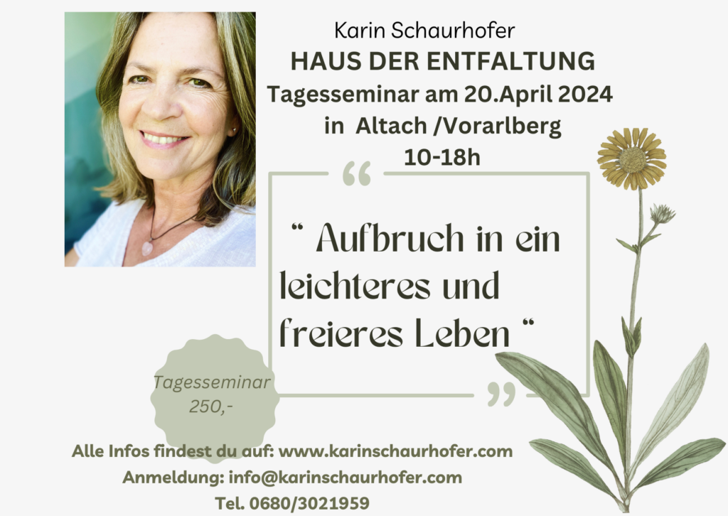 Information zum Seminar in Vorarlberg