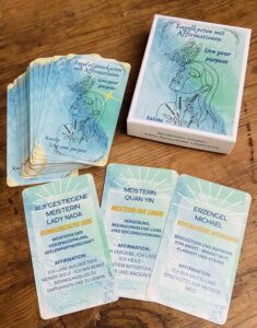 Kartenset mit 80 Karten inkl. Affirmationen