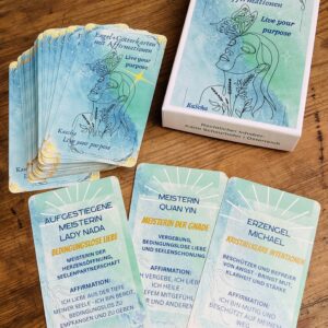 Kartenset mit 80 Karten inkl. Affirmationen