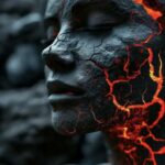 Lichtkörperprozess, Soulreading, eine Frau im dunklen, die von innen her leuchtet
